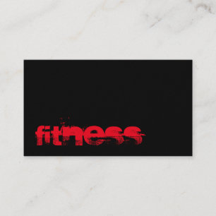 Ultra-Thick Trendy Fitness Sport Business Card