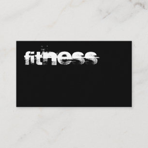 Ultra-Thick Trendy Fitness Sport Business Card