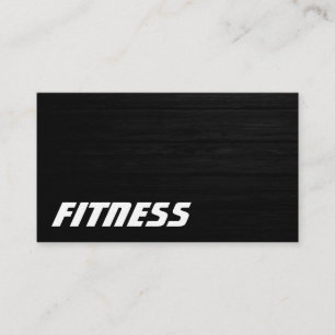 Ultra-Thick Wood Effect Fitness Business Card