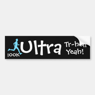 Ultra Trail Marathon Bumper Sticker 100K