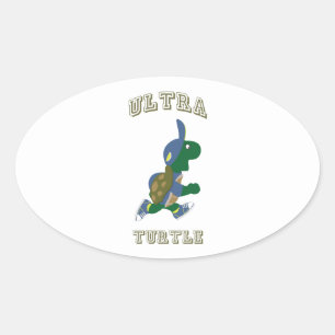 Ultra Turtle Oval Sticker