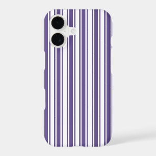 Ultra violet and white candy stripes