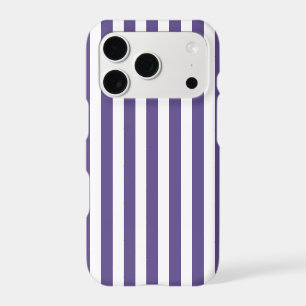 Ultra violet and white candy stripes