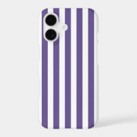 Ultra violet and white candy stripes