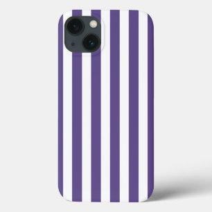 Ultra violet and white candy stripes Case-Mate iPh iPhone 13 Case