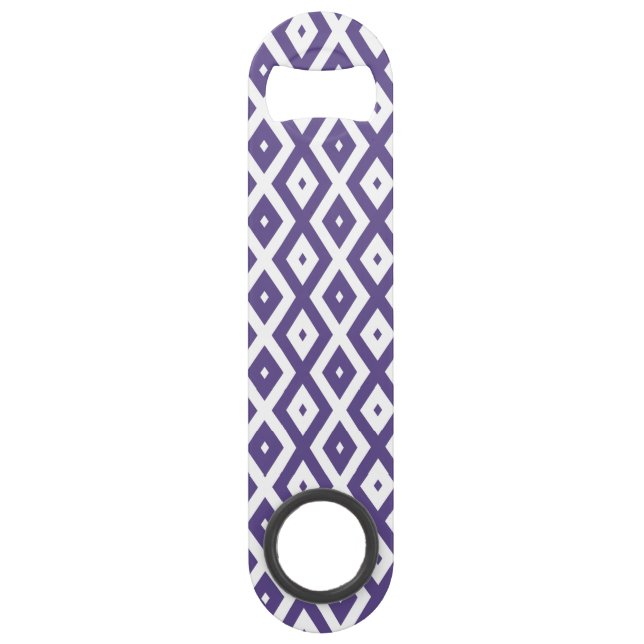 Ultra violet and white diamond pattern (Front)