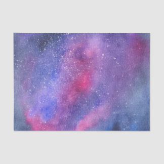 Ultra violet galaxy tissue paper