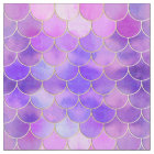 Ultra Violet & Gold Mermaid Scale Pattern