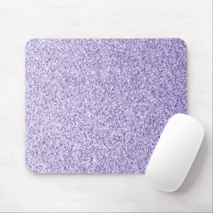 Ultra violet light purple glitter sparkles mouse mat