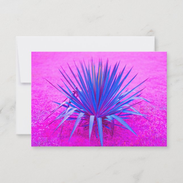 Ultra-Violet Plant Greeting Card (Front)