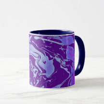 Ultra Violet purple blue abstract swirls