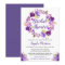 Ultra Violet Purple Floral Wreath Bridal Shower