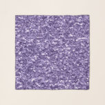 Ultra violet purple glitter sparkles scarf<br><div class="desc">Elegant fashionable accessory chiffon scarf for her. 
Beautiful girly Ultra Violet Purple faux glitter sparkles. Photo of violet sparkles not actual glitters!</div>