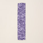 Ultra violet purple glitter sparkles scarf<br><div class="desc">Elegant fashionable accessory chiffon scarf for her. 
Beautiful girly Ultra Violet Purple faux glitter sparkles. Photo of violet sparkles not actual glitters!</div>