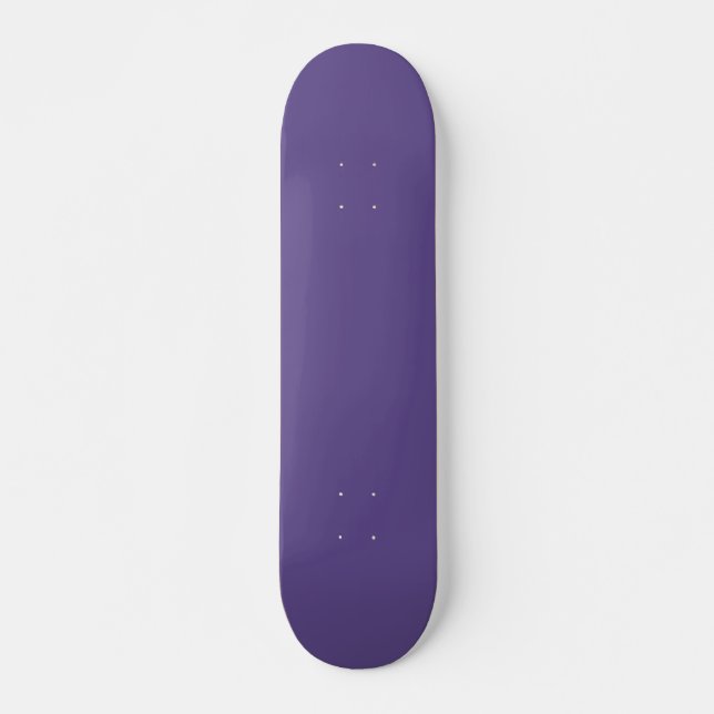 Ultra Violet Purple Solid Colour Skateboard (Front)