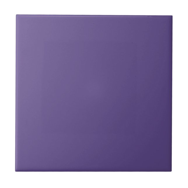 Ultra Violet Purple Solid Colour Tile (Front)