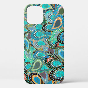 Ultrafashionable fabric: abstract seamless motif. iPhone 12 case