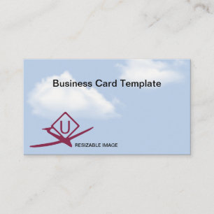 UltraLight Activity Symbols Drone Pilot Logo Business Card