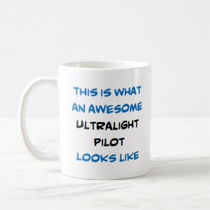 ultralight pilot, awesome coffee mug