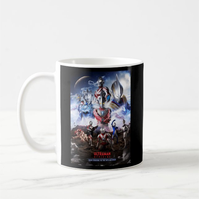 Ultraman Youtube Global Visual 2 Million Celebrati Coffee Mug (Left)
