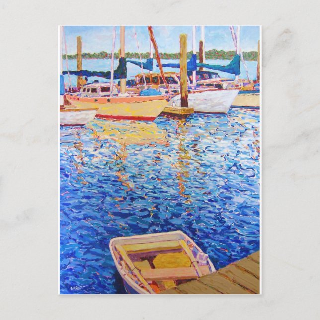 Ultramarine Blue Postcard (Front)