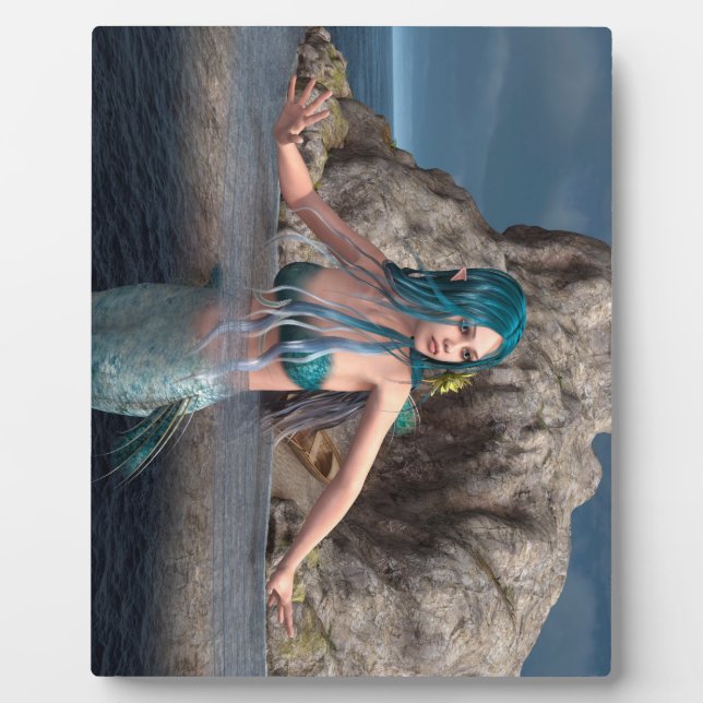 Ultramarine Mermaid Plaque (Front)