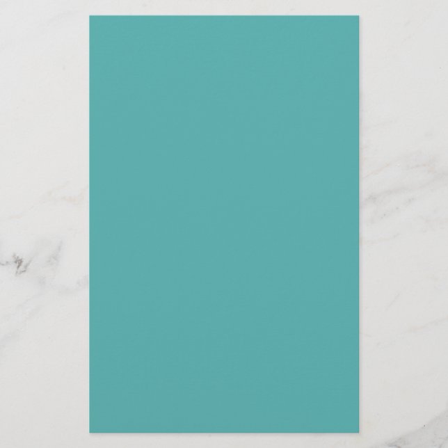Ultramarine Turquoise Blue Solid Colour Background (Front)