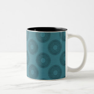 Ultramod Mug, Turquoise Two-Tone Coffee Mug