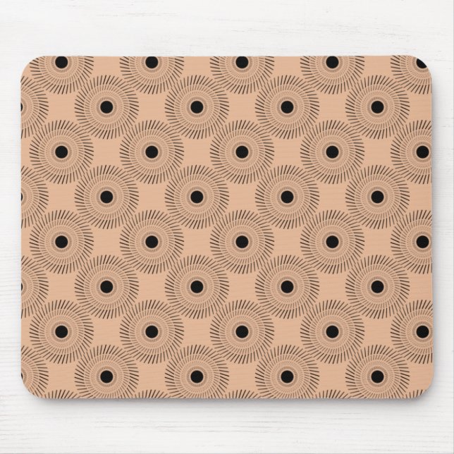 Ultramodern Charm Mousepad, Peach Mouse Mat (Front)