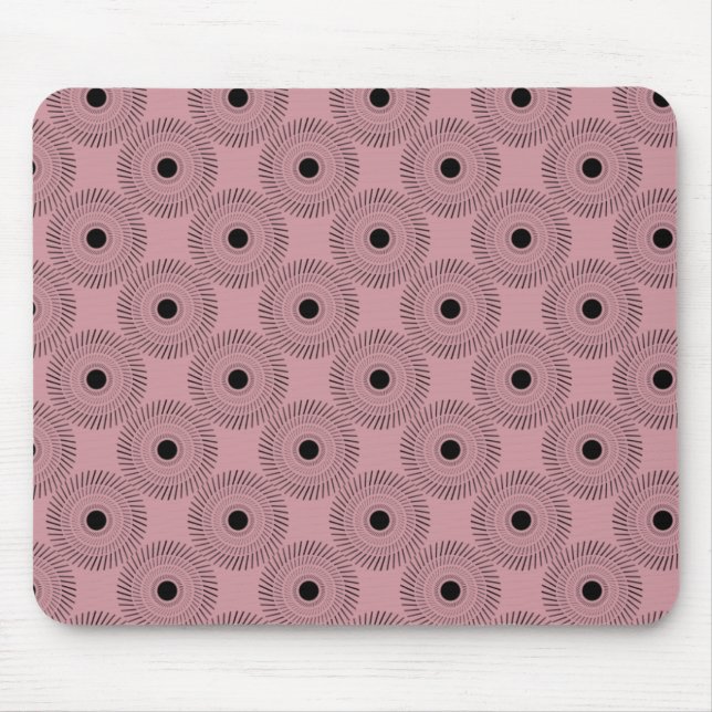 Ultramodern Charm Mousepad, Pink Mouse Mat (Front)