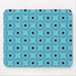 Ultramodern Charm Mousepad, Turquoise Mouse Mat