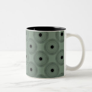 Ultramodern Charm Mug, Clover Green Two-Tone Coffee Mug