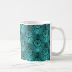 Ultramodern Chic Mug, Vibrant Teal Coffee Mug