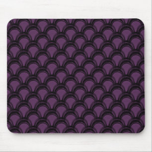 Ultramodern Glamour Mousepad, Eggplant Mouse Mat