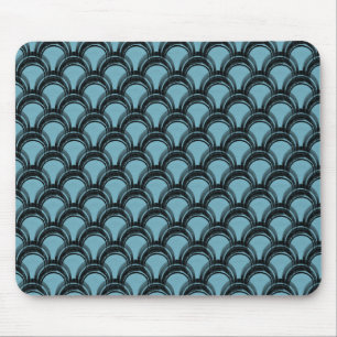 Ultramodern Glamour Mousepad, Light Blue Mouse Mat
