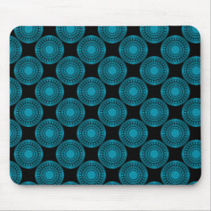 Ultramodern Perfection Mousepad, Teal Mouse Mat