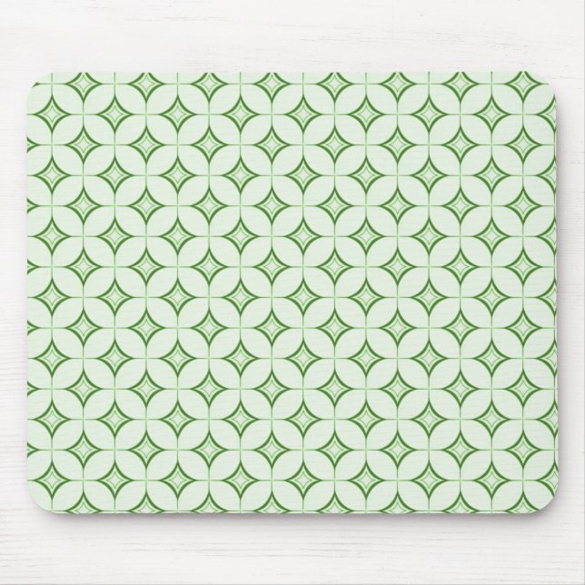 Ultramodern Sophistication Mousepad, Kelly Green Mouse Mat (Front)