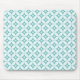 Ultramodern Sophistication Mousepad, Turquoise Mouse Mat