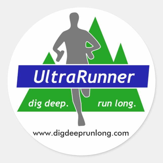 Ultrarunner Stickers (generic - no group) (Front)
