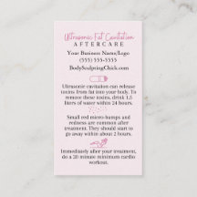 Ultrasonic Fat Cavitation Aftercare Body Sculpting