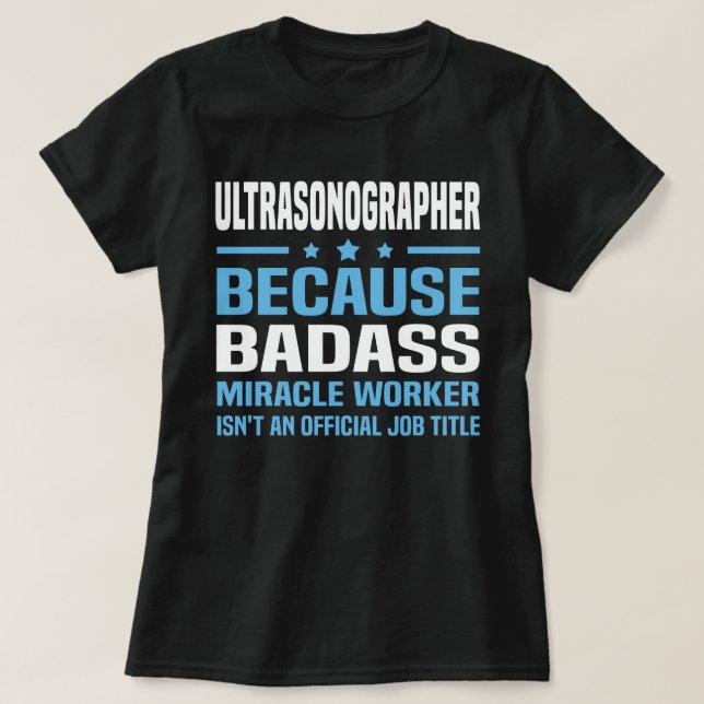 Ultrasonographer T-Shirt (Design Front)