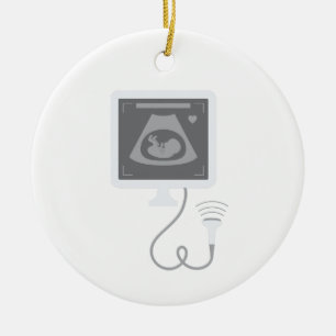 Ultrasound Ceramic Tree Decoration