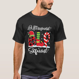 Ultrasound Elf Squad Christmas Technician Matching T-Shirt