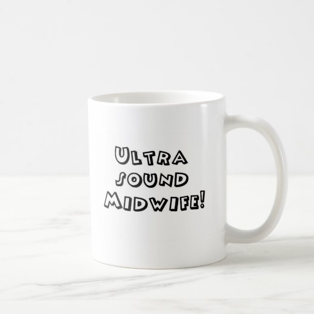 ultrasound midwife coffee mug (Right)