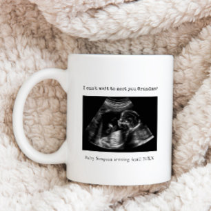 Ultrasound Pregnancy Announcement Grandma To Be Coffee Mug