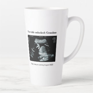 Ultrasound Pregnancy Announcement – Grandma to be Latte Mug