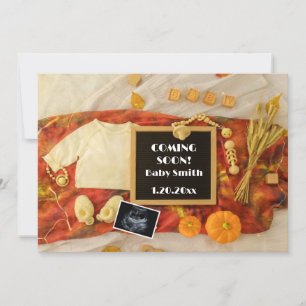 Ultrasound Pumpkin Fall  Letter board Pregnancy Announcement