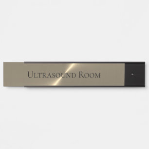 Ultrasound Room Hanging Name Plate