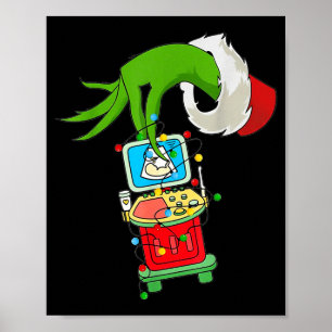 Ultrasound Sonographer Merry Christmas Xmas Pajama Poster