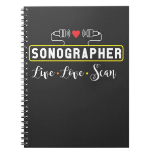 Ultrasound Sonographer Scan Sonography Profession Notebook